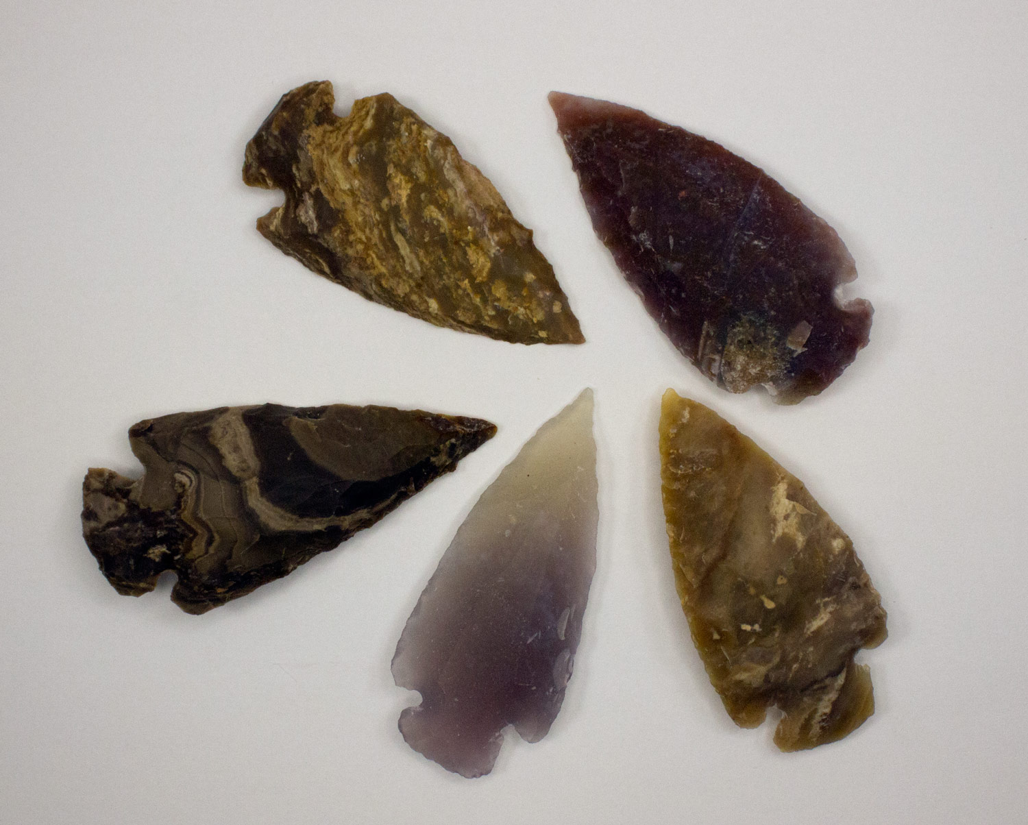 Material Lítico: ponta de flecha bifacial em sílex - n 2 - Imagem 2