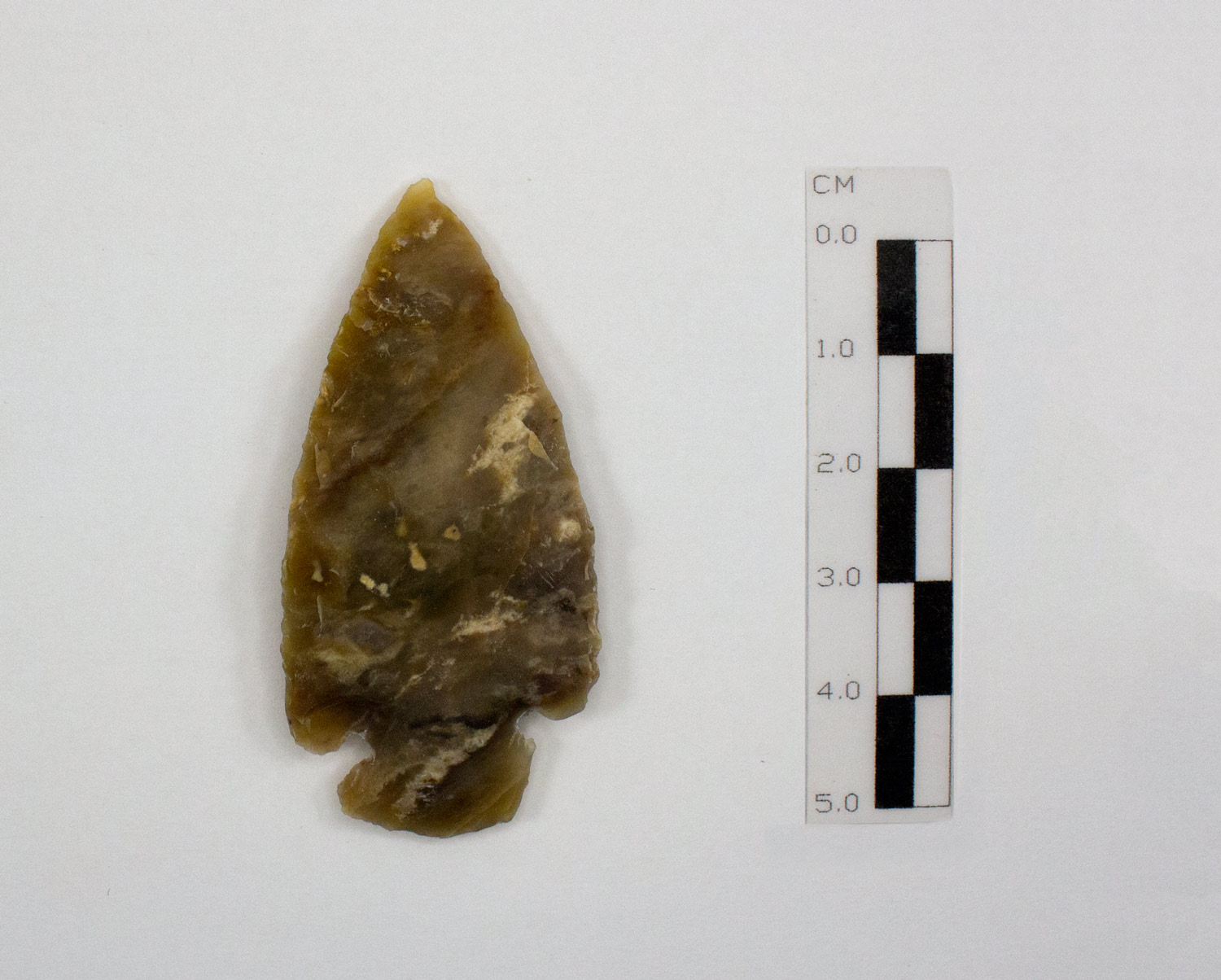 Material Lítico: ponta de flecha bifacial em sílex - n 2 - Imagem 3