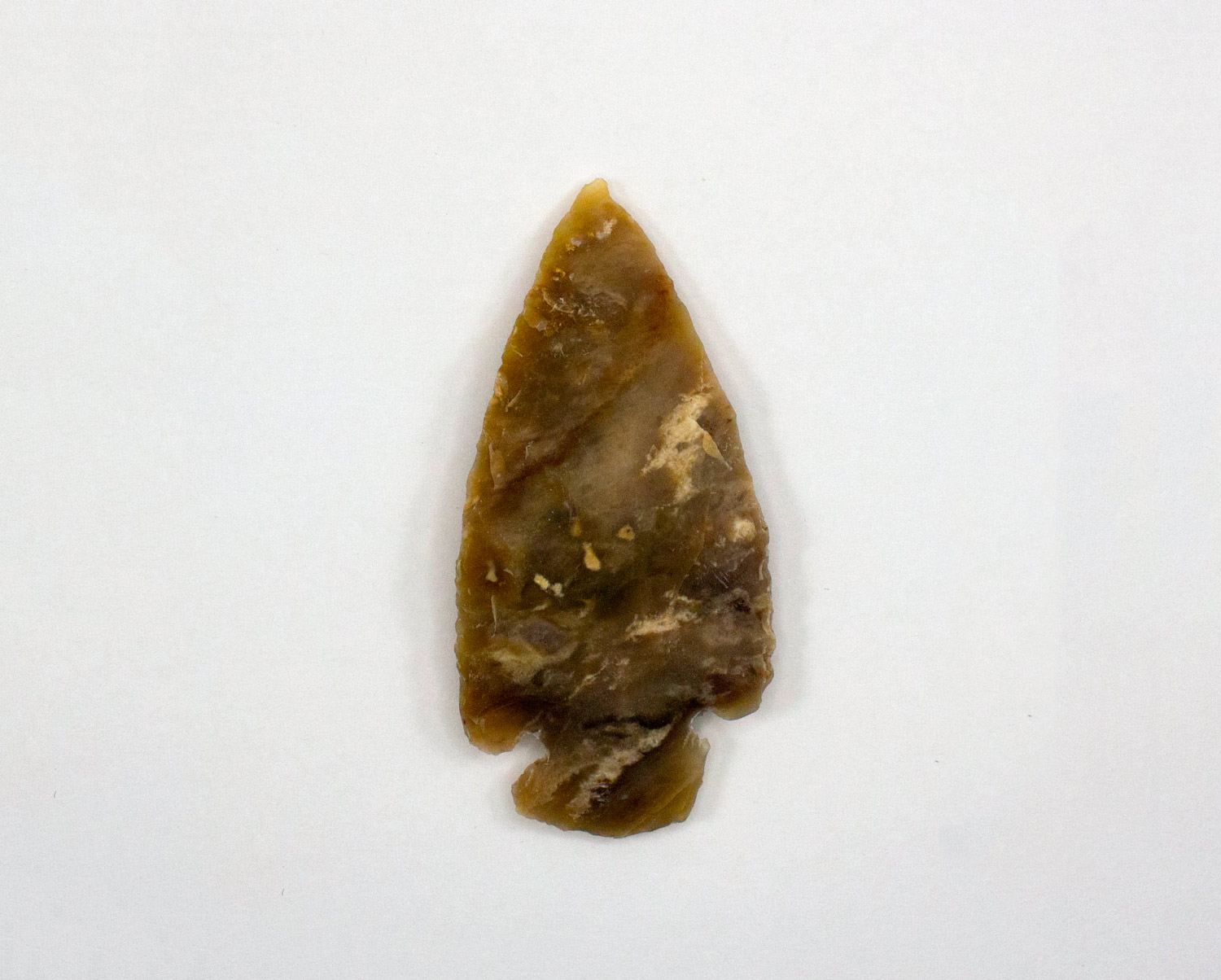 Material Lítico: ponta de flecha bifacial em sílex - n 2