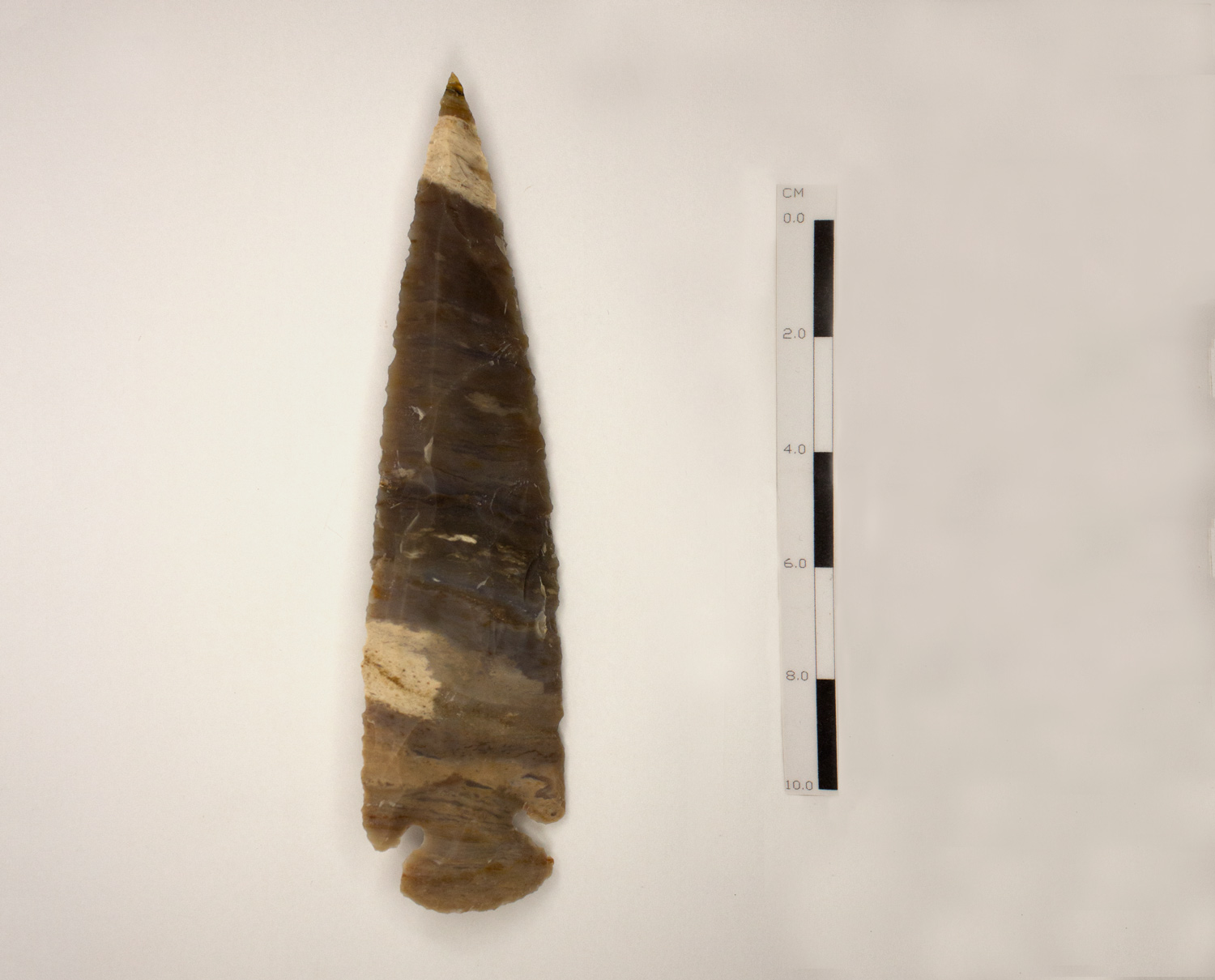 Material Lítico: ponta de flecha bifacial em sílex - n 4 - Imagem 2