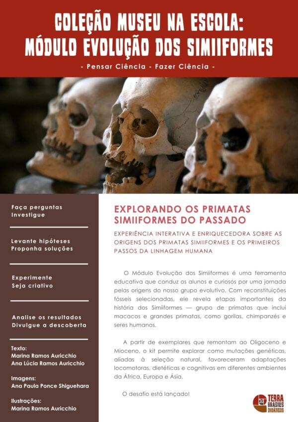 Encarte: Coleção Museu na Escola - Módulo Evolução dos Simiiformes