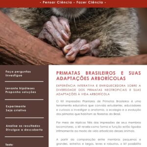 Encarte: Kit Impressões Plantares dos Primatas Brasileiros